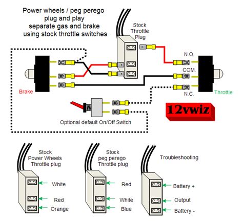 power wheels 12 volt wiring diagram 